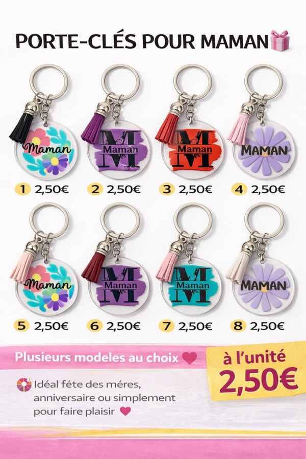 Porte clés pour maman