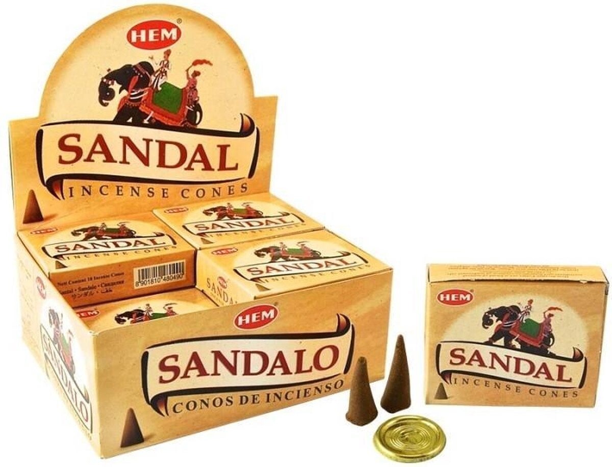 Wierook kegels HEM - Sandalwood