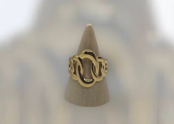 Bague chaîne