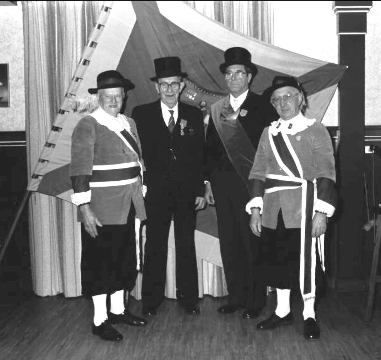 Mandje vd Heijden, Toon en Huub van Sambeek en Harry van Zuijlen