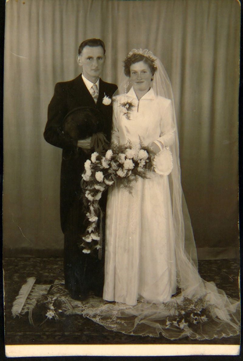 7-7-1954 Piet Gerrits en Ria van Poppelen