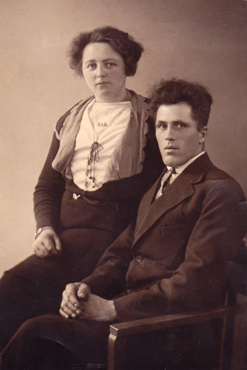 1934: Martien van Bommel en Anna Damen