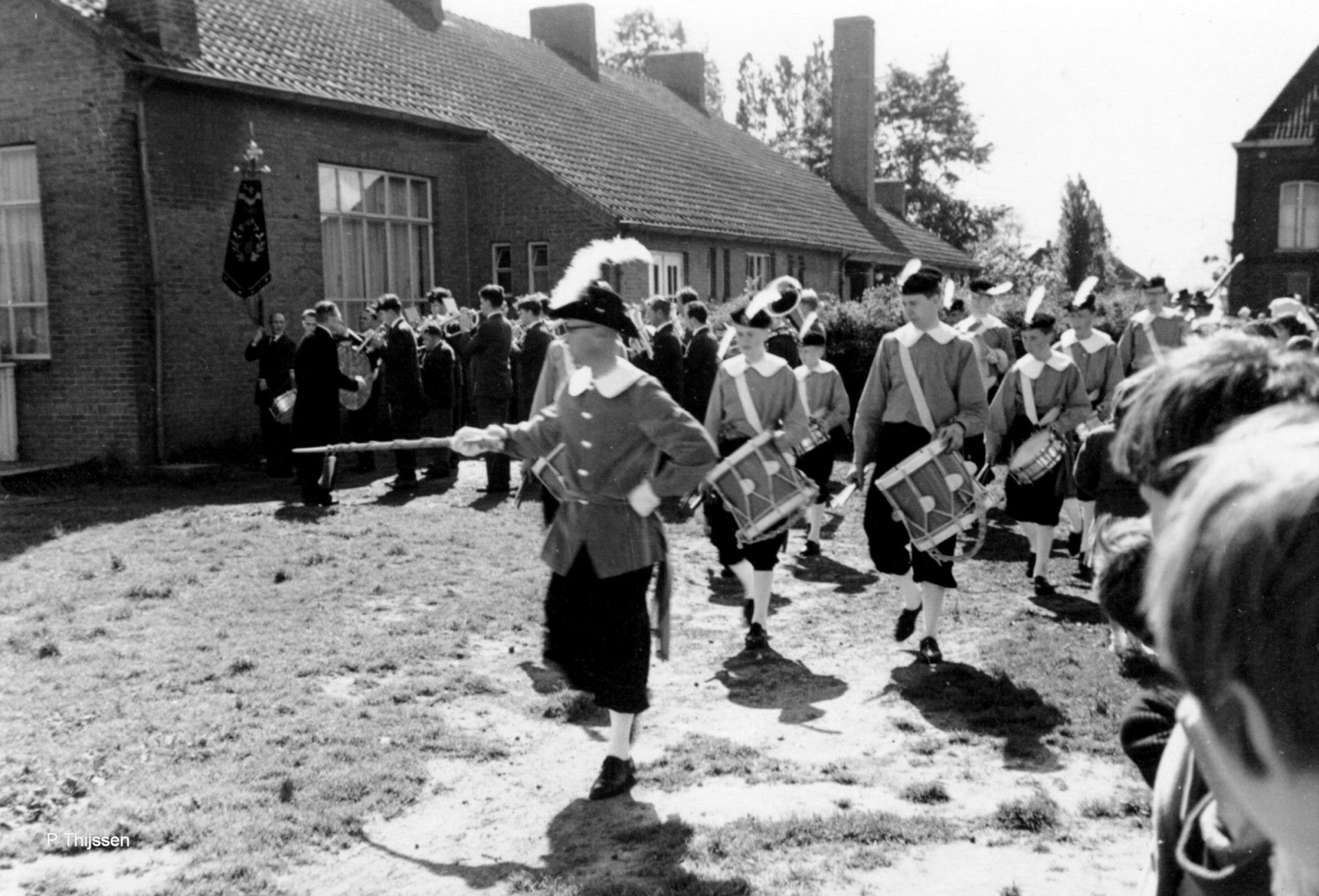 1961 Kringdag, op schoolterrein