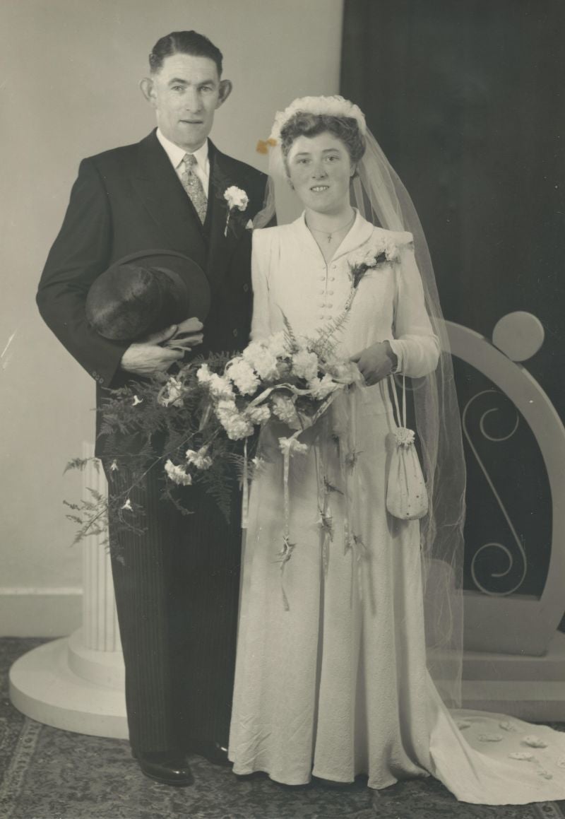 8-1-1952 Theo Bisseling en Annie Verstegen