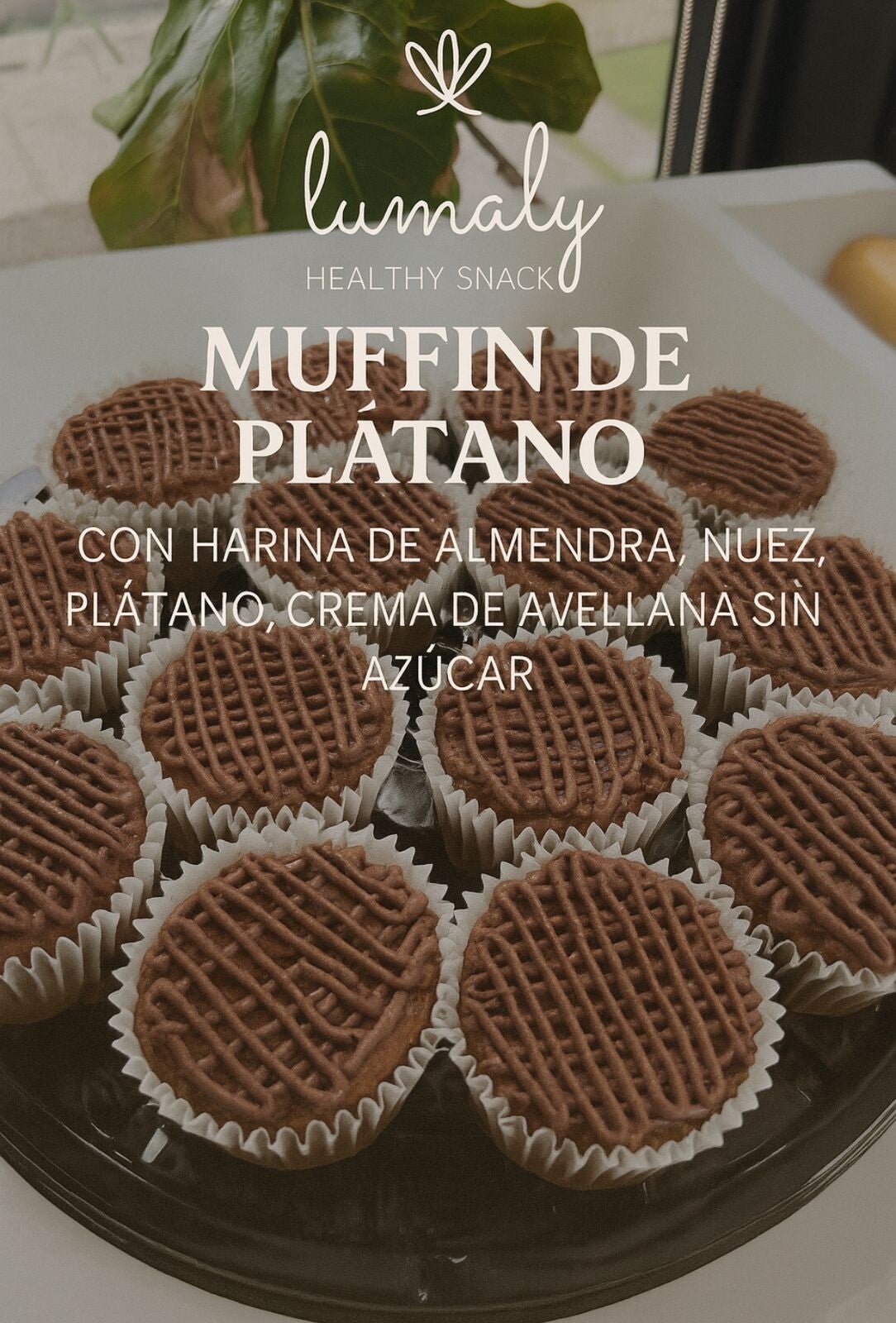 muffin de platano