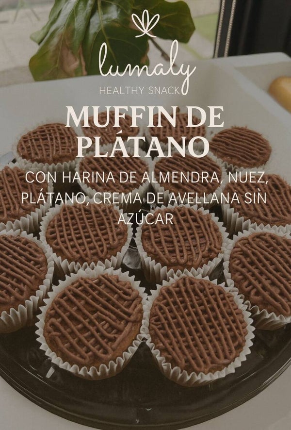 muffin de platano