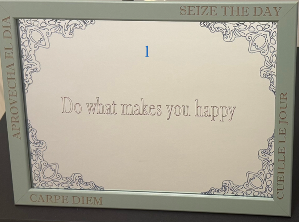 Engraved 21x30 mirror