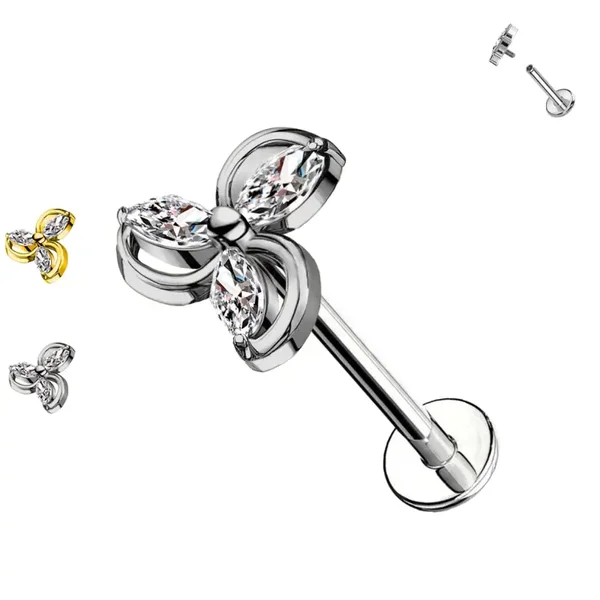 Bijzondere Bloem Piercing
