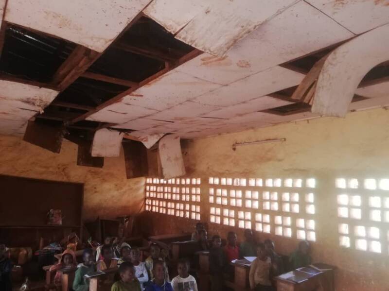 Aktueller Zustand der Schule in Mevobo