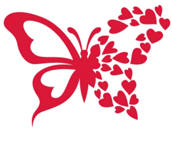 Herz Schmetterling