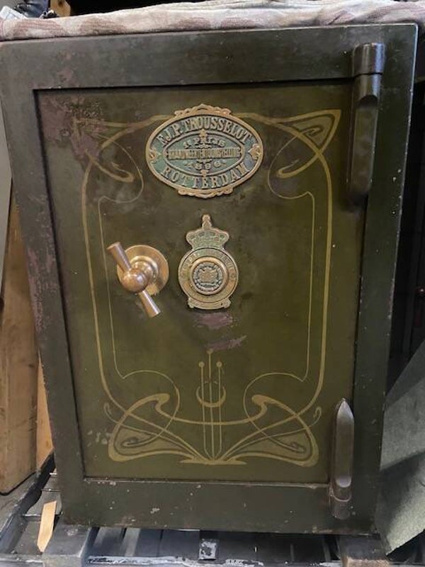 J.P.TROUSSELOT antieke kluis uit 1896 Rotterdam