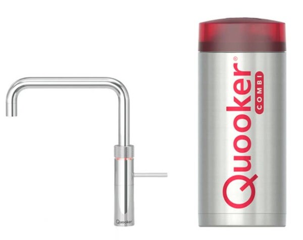 Quooker Fusion square met COMBI boiler 3-in-1 kokend water kraan