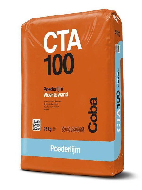 Tegel poederlijm CTA100 - 25KG