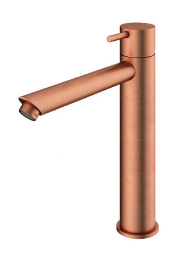 HB Wastafelmengkraan Geborsteld Koper Hoog