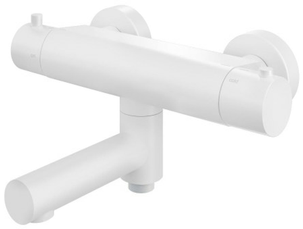 HB Thermostatische Badmengkraan Cascade Mat wit