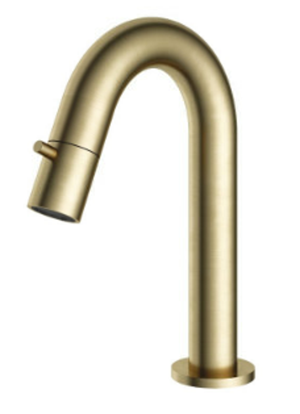 HB Fonteinkraan Geborsteld Messing