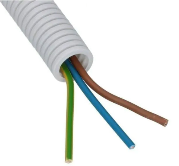 Voorbedrade flex 3x2.5mm 16mm 5/8 Eca - 25 meter