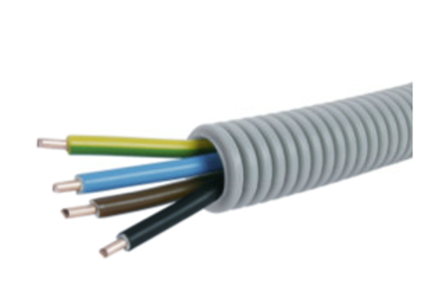 FlexPP voorbedrade flex 3x2.5mm + 1x1.5mm Eca 16mm 100 meter