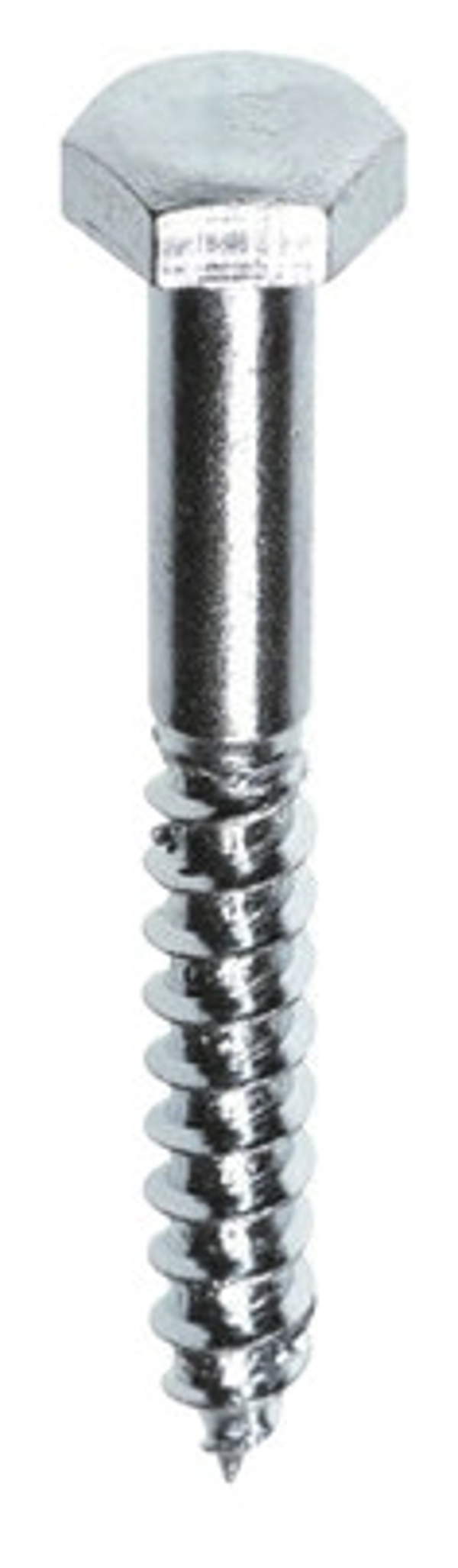 Fis Profi houtdraadbout verzinkt zeskantkop 8.0 x 60