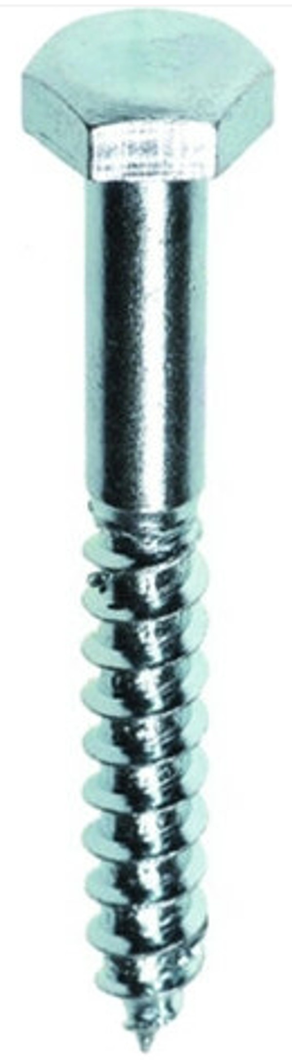 Fis Profi houtdraadbout verzinkt zeskantkop 8.0 x 40
