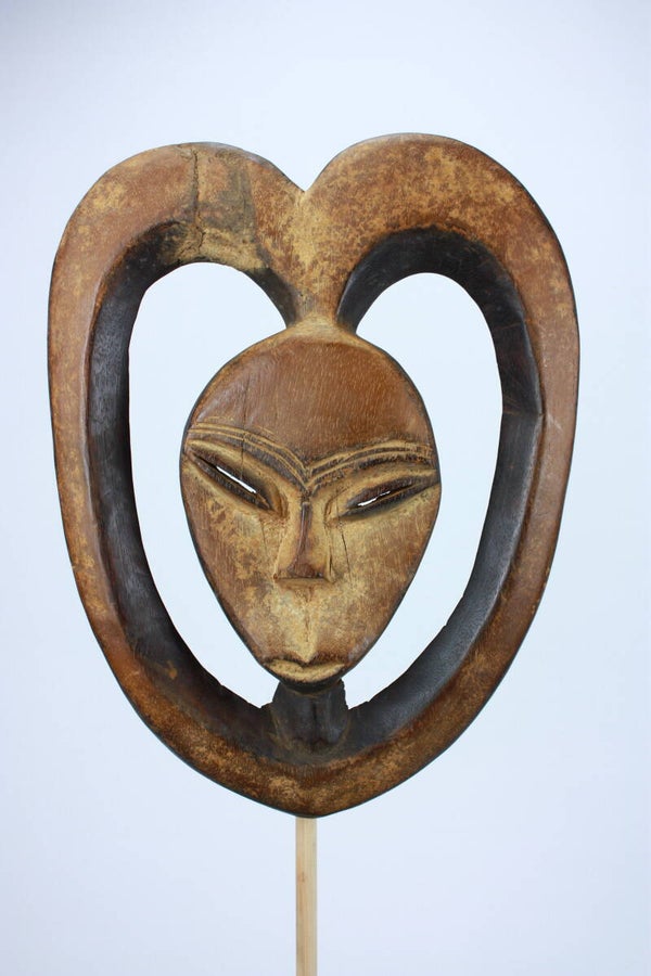 Lot A55 - Kwele Mask