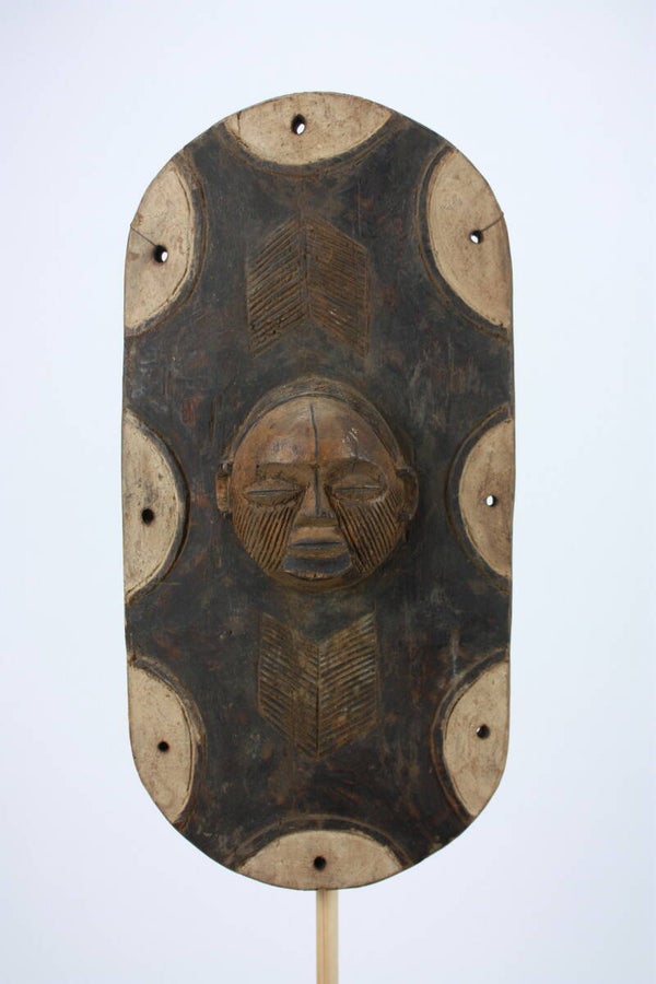 Lot A56 - Ekpo Society Mask-Panel