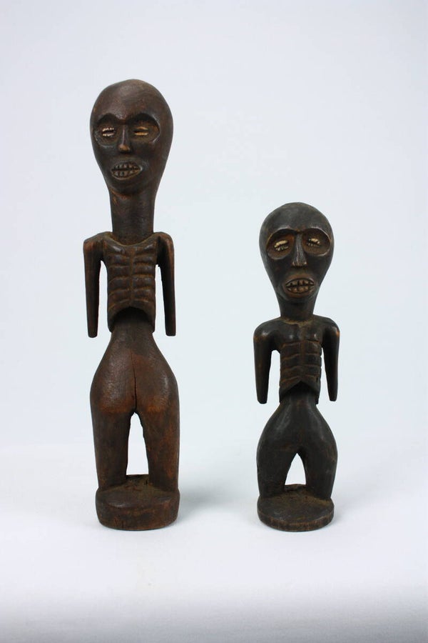 Lot A90 - Standing “Skeleton” Figures (pair)