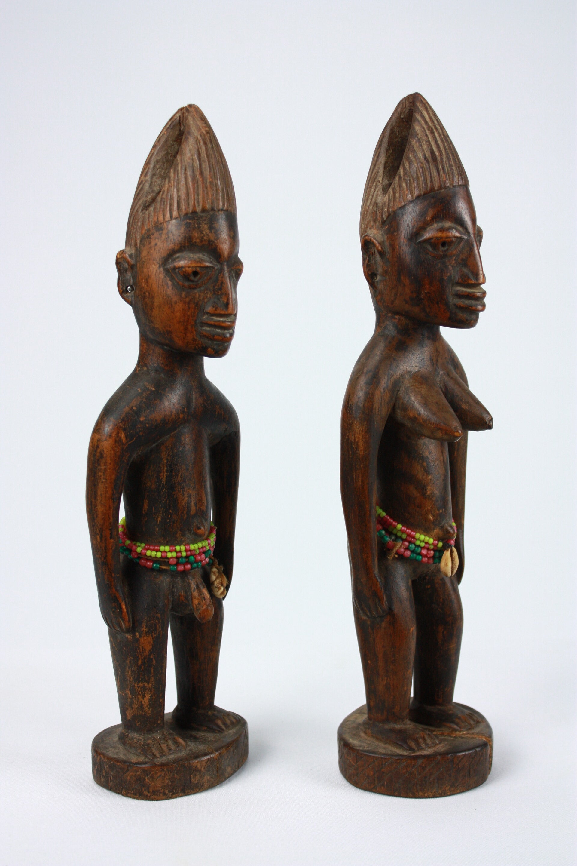 Yoruba Pair of Ibeji Twin Figures