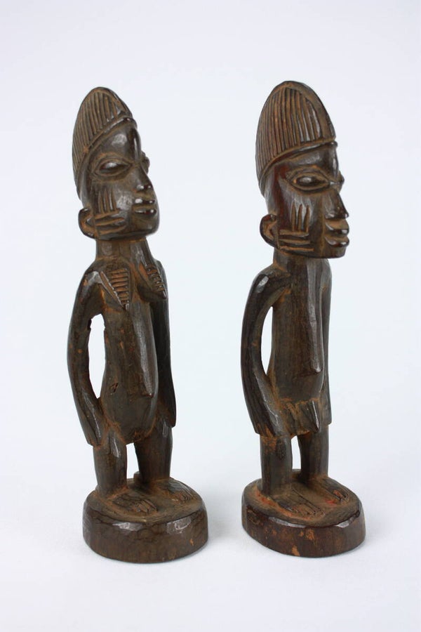 Lot A123 - Yoruba Ere Ibeji Twin Figures