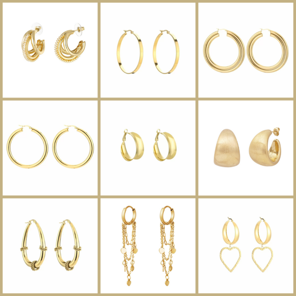 TikTok Oorbellen - Goud