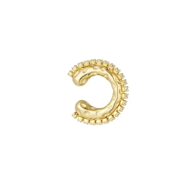 TikTok Ear Cuff met Strass - Goud