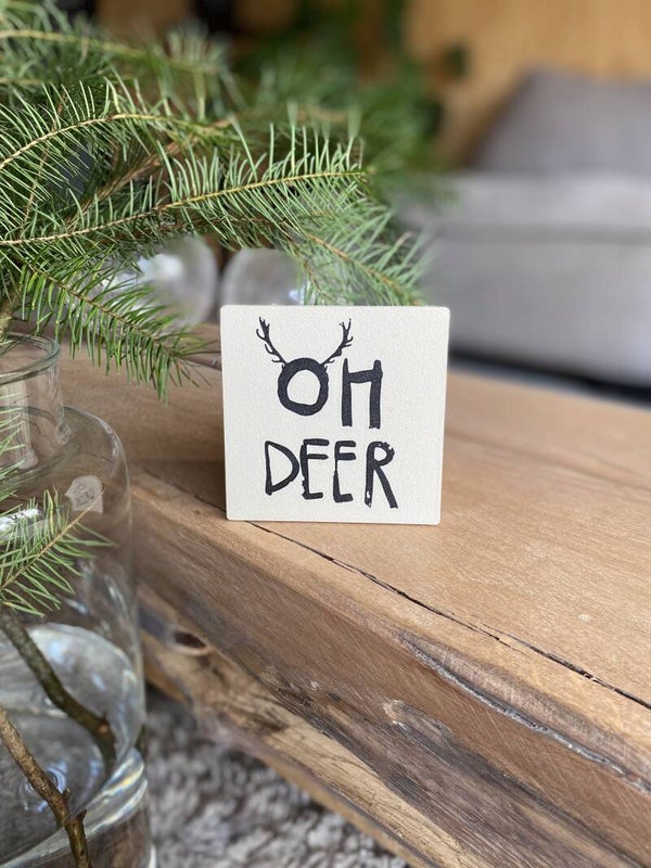 Tegeltje Oh Deer