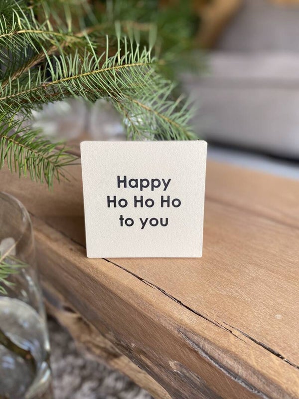Tegeltje Ho Ho Ho