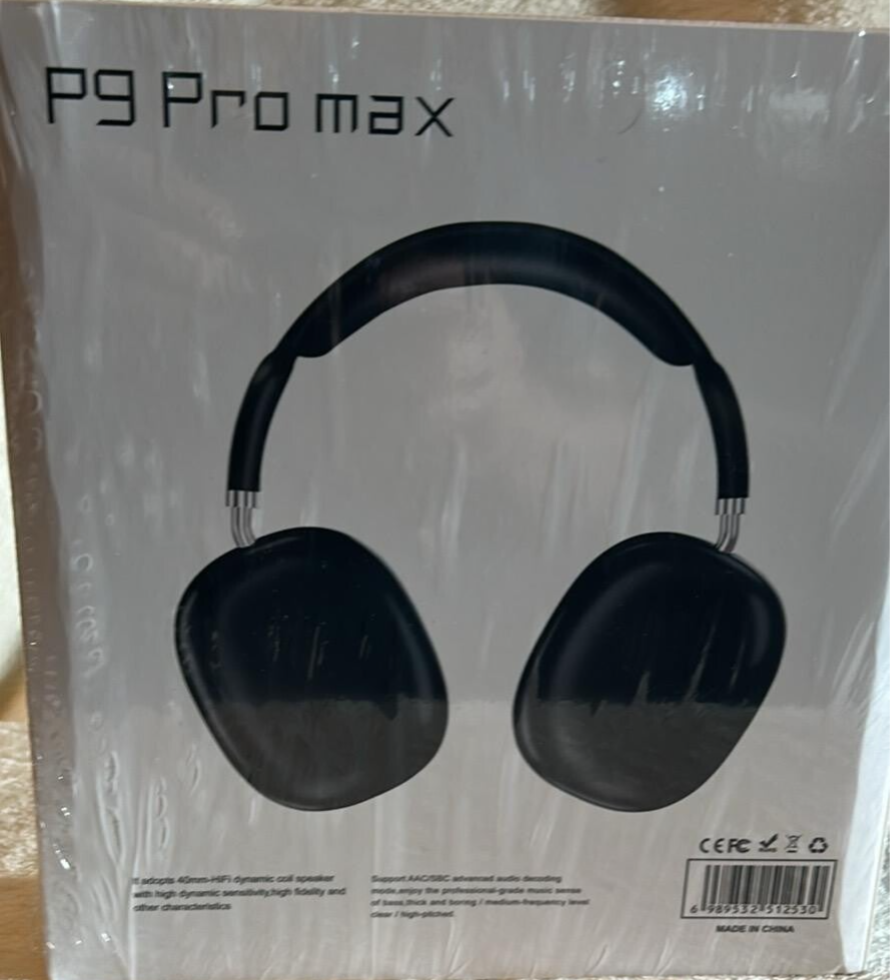 M51.  P9 Pro Max HI-FI wireless Bluetooth headphones