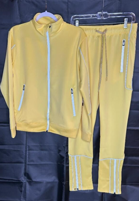 Yellow Tracksuit Set
