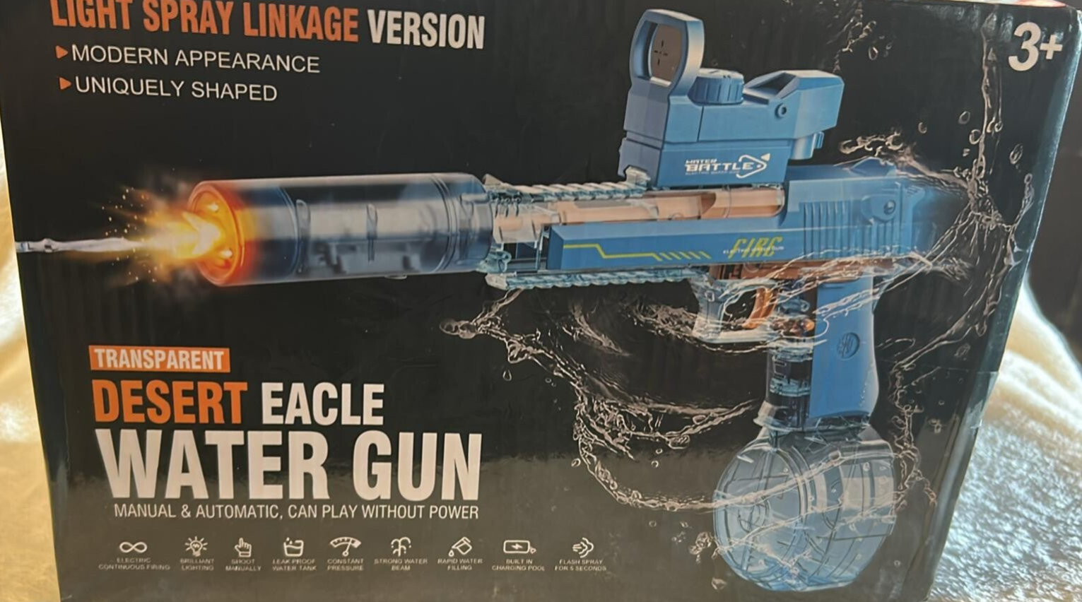 M79.  Water Battle Desert Eagle Transparent Manual & Automatic