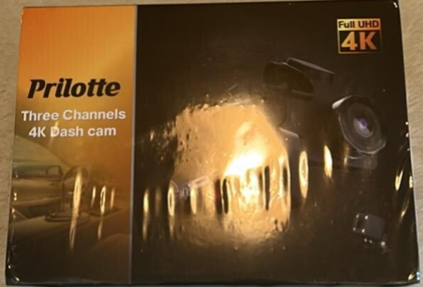 M36.  Prilotte Three Channels 4K Dash Cam box.