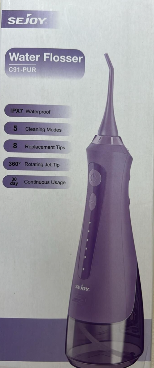 M98. NEW SEJOY Cordless Water Flosser Dental Oral Irrigator Teeth Cleaner