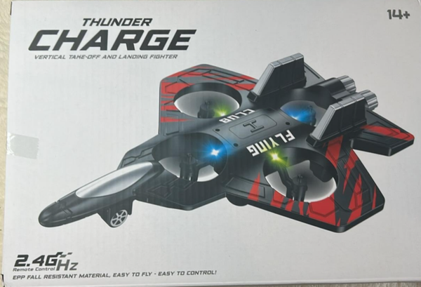 M56.  Thunder Charge vertical take-off and landing fighter drone