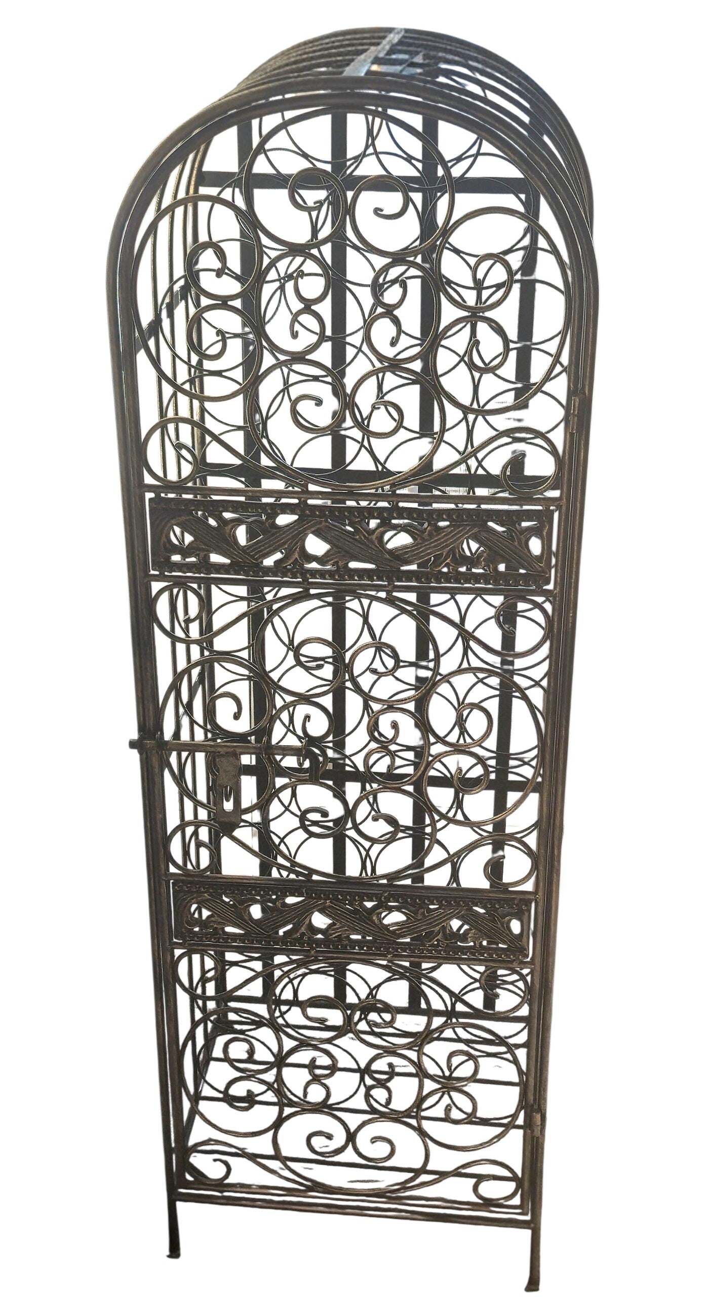 Decorative Metal Wine Cage