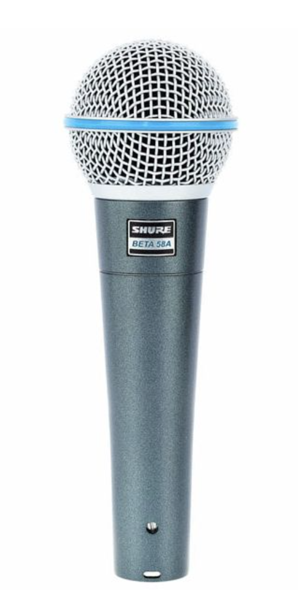 micro chant shure beta 58A