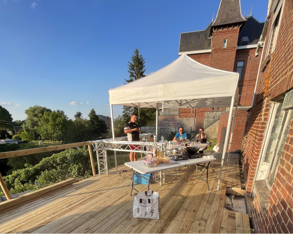 tonnelles ouverte 3x3m pliable