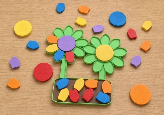 Bloemen kleuren en patronen