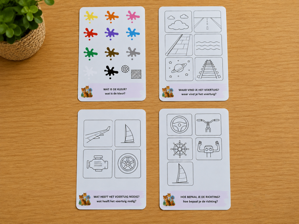 Conceptkaarten: voertuigen