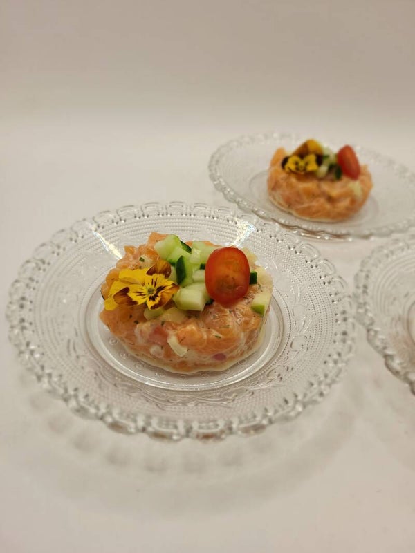 Mini tartaar van zalm