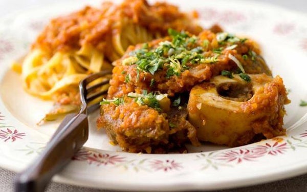 Ossobuco met linguine
