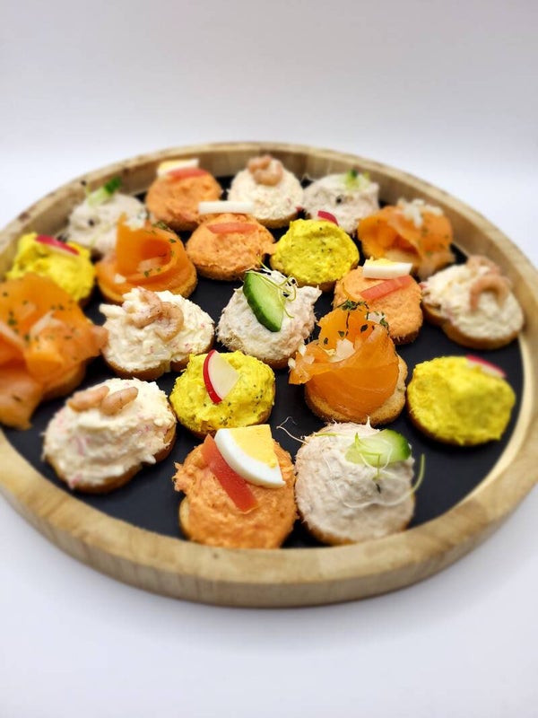 Assortiment koude toastjes