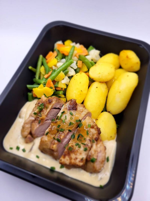 Kalkoenpavé champignonsaus