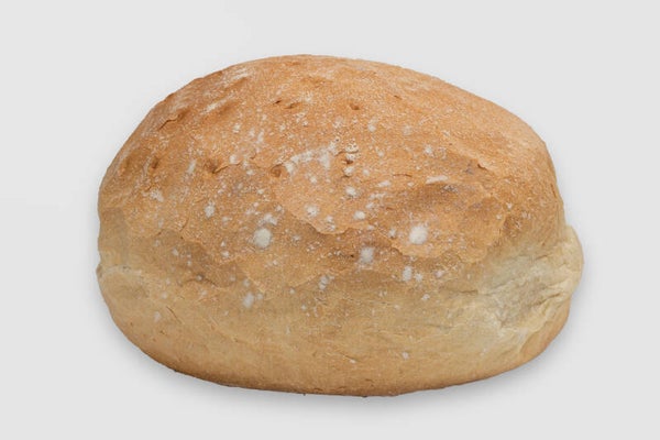 Groot wit rond brood
