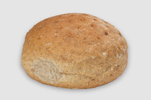 Klein bruin rond brood